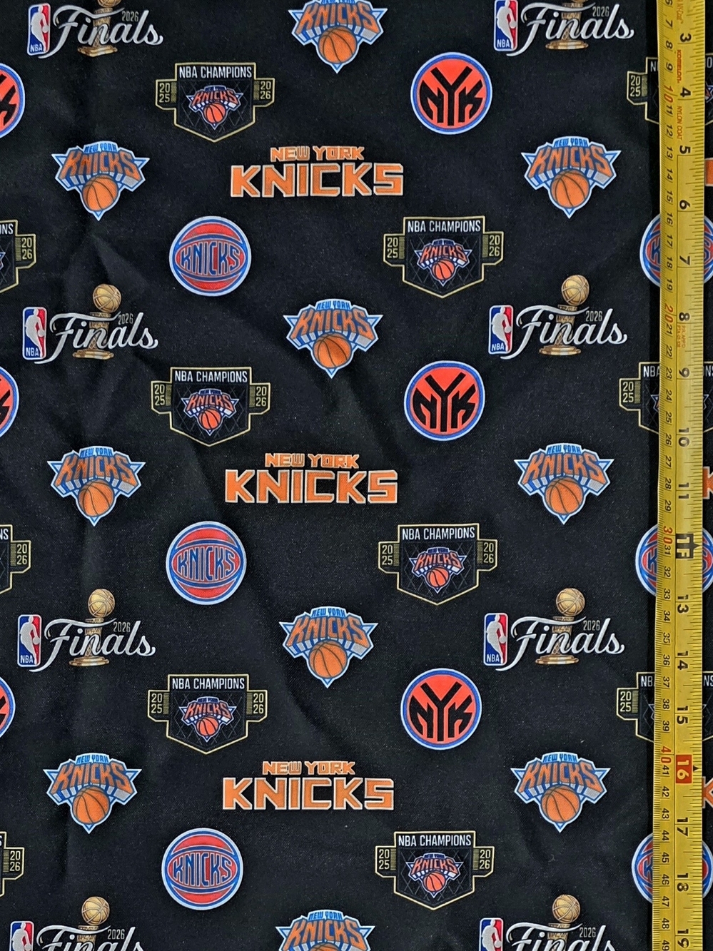 KNICKZ CHAMPION 2026 1 YARD FABRIC